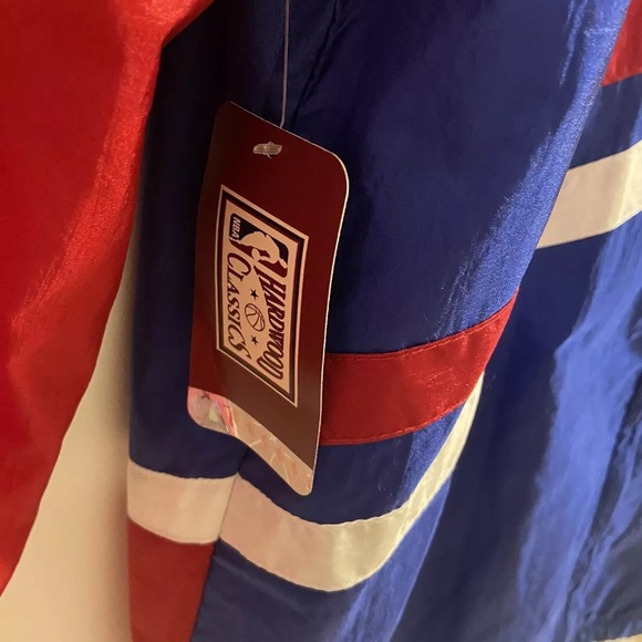 MITCHELL&NESS DETROIT BADBOYS PISTONS WIND BREAKER CHAMP LOGO BODY JACKET - Picture 3 of 6